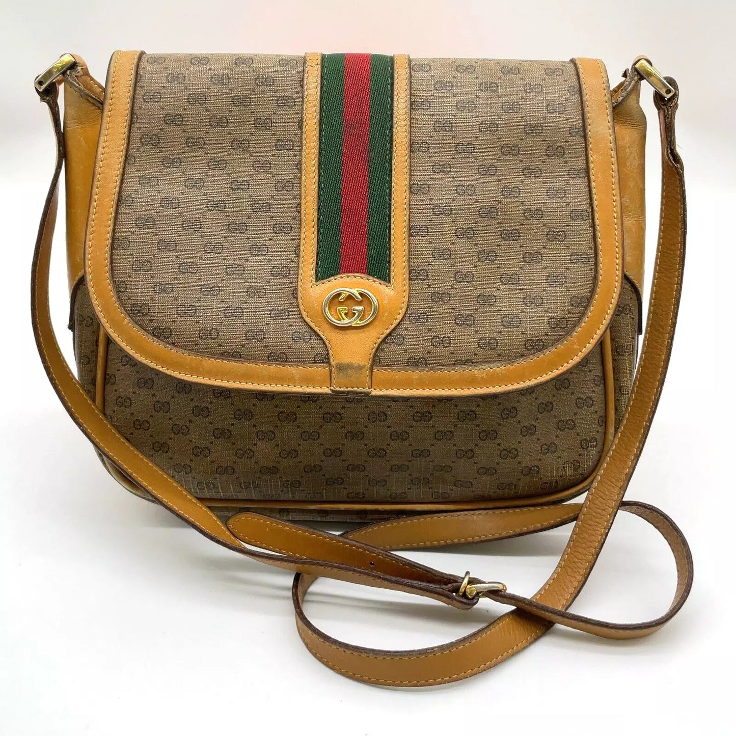 Original/Auth Gucci - Umhängetasche - Klassisch - GG Micro Canvas