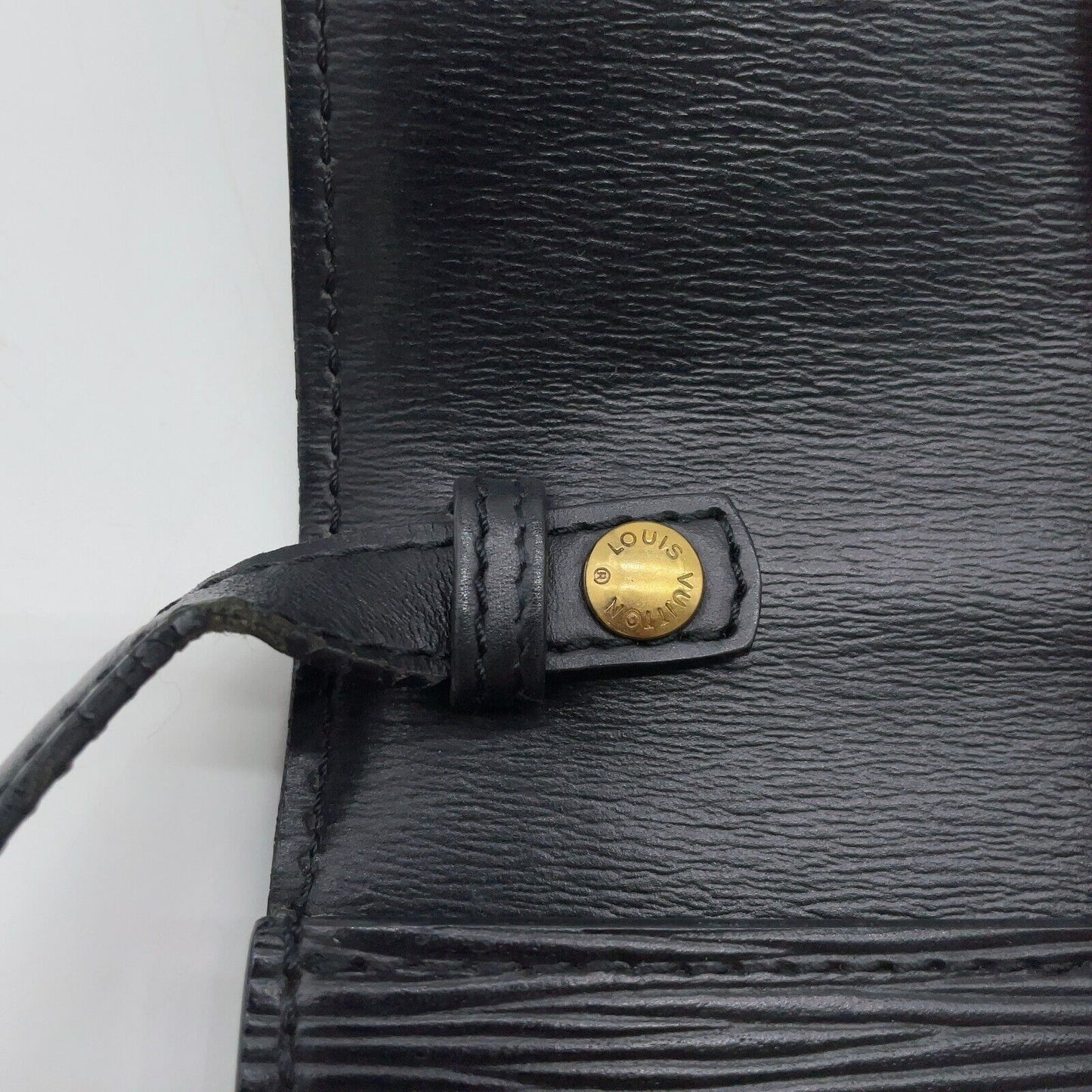 Original/Auth Louis Vuitton - Pochette Arche Shoulder Bag - Klassisch - Epi Noir