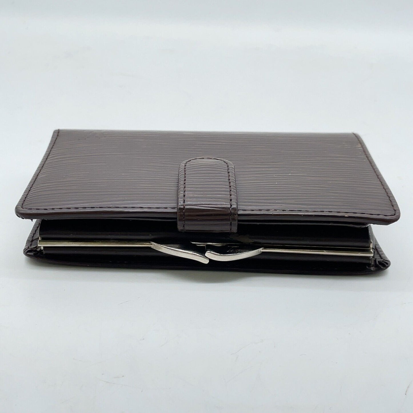 Original/Auth Louis Vuitton - Portefeuille Viennois Wallet - Klassisch - Epi Mocha