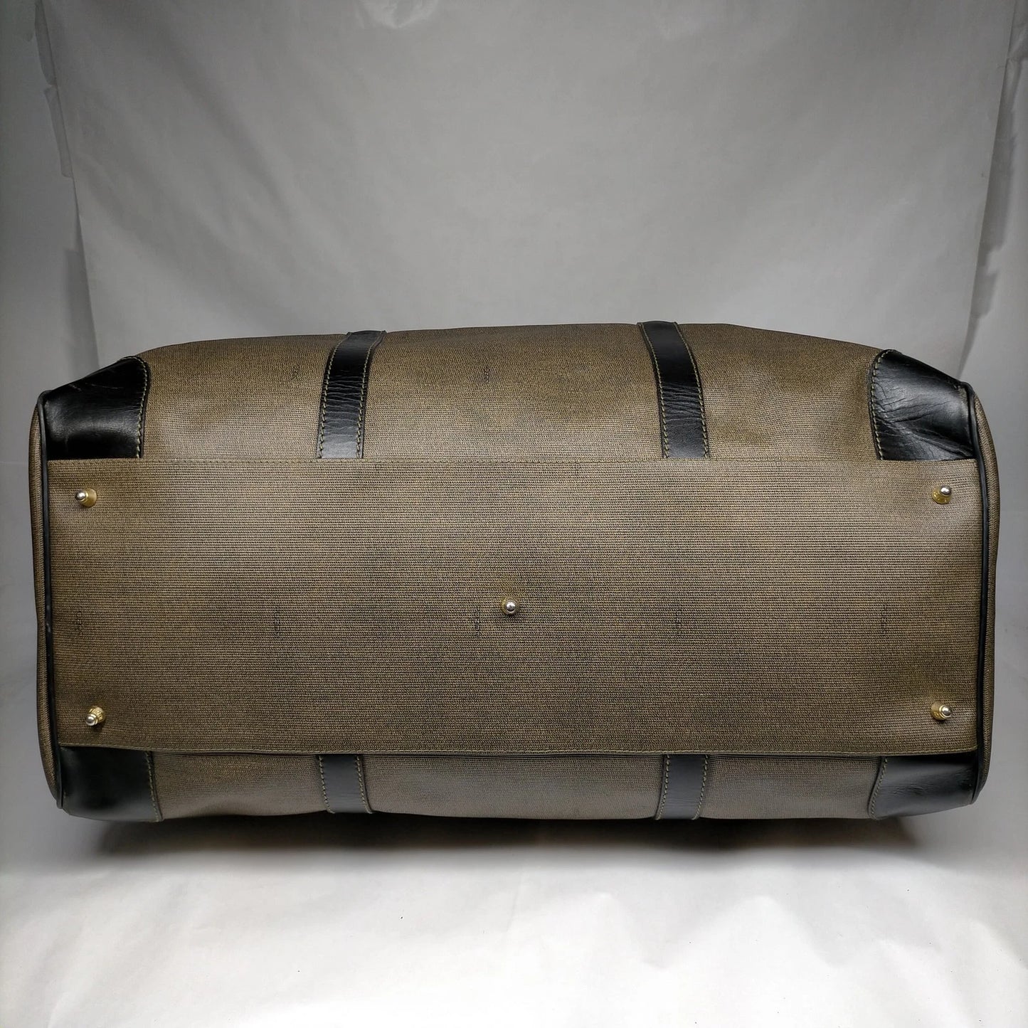 Original/Auth Fendi - Boston Bag 50 Schultergurt - Braun - Canvas / Leder