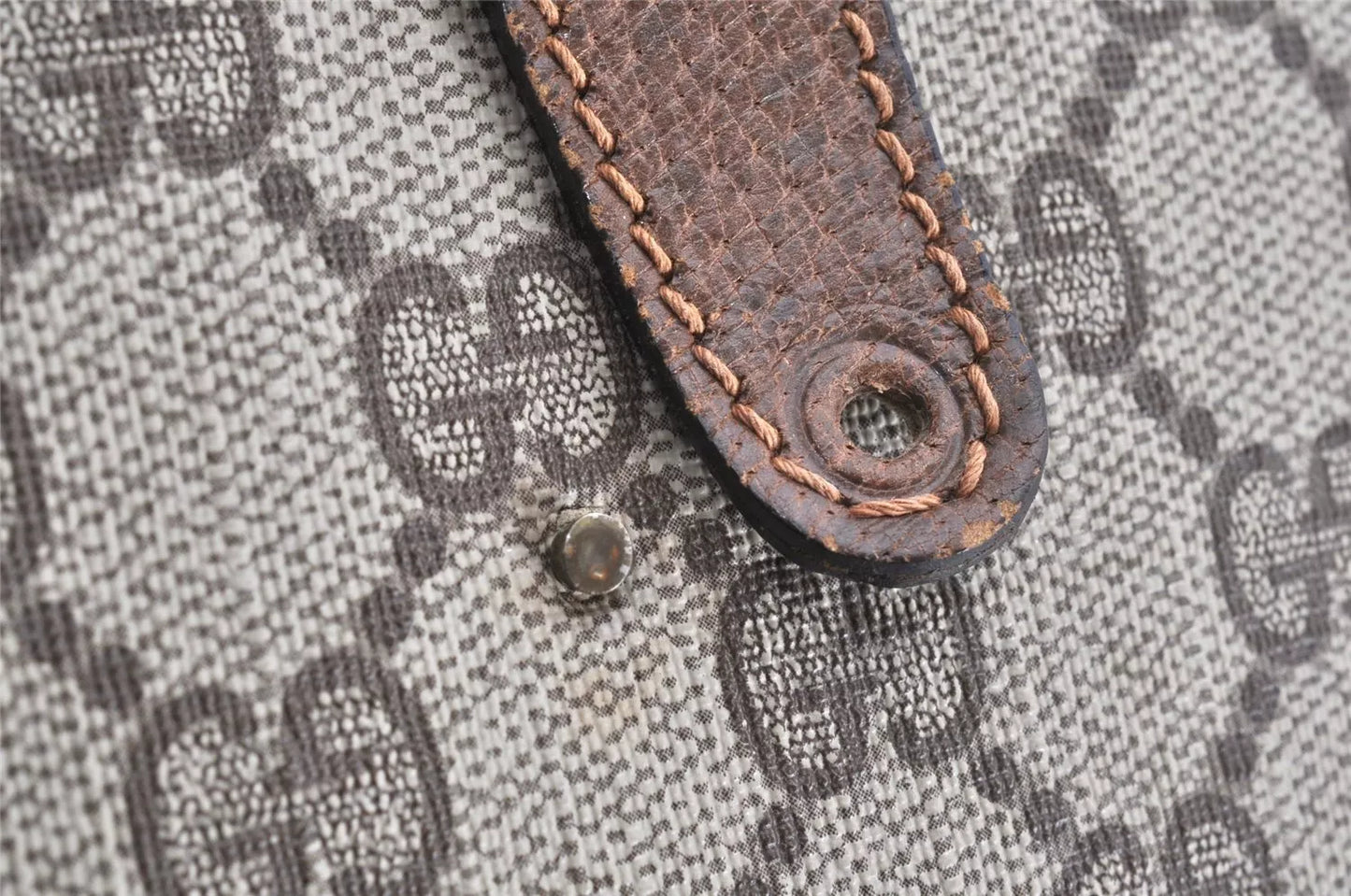 Original/Auth Gucci - Boston Bag 40 - Klassisch - GG Canvas mit Anhänger