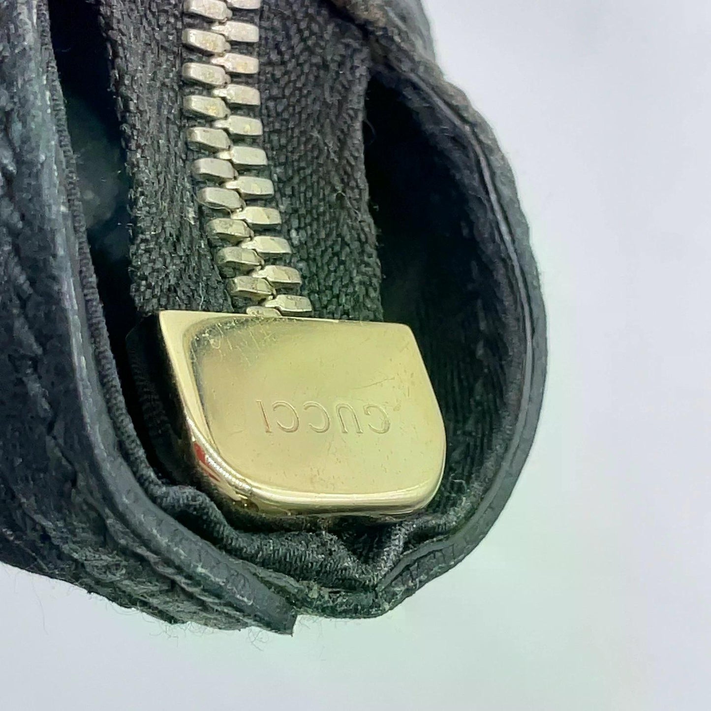 Original/Auth Gucci - Princess Tote Bag - Sherry Line GG Canvas/Leder - Schwarz