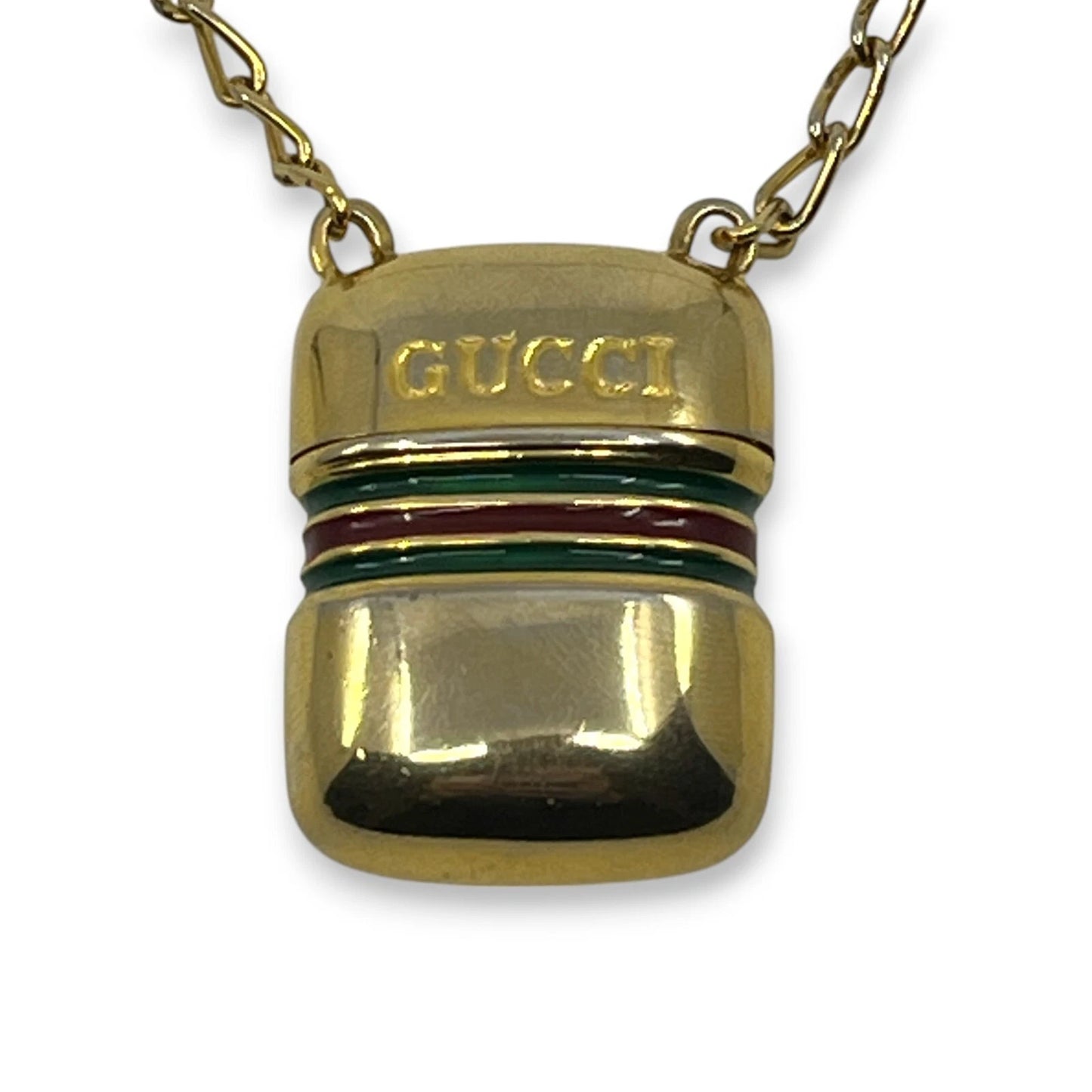 Original/Auth Gucci - Vintage Kette mit Anhänger - Klassisch - 76 cm Kettenlänge