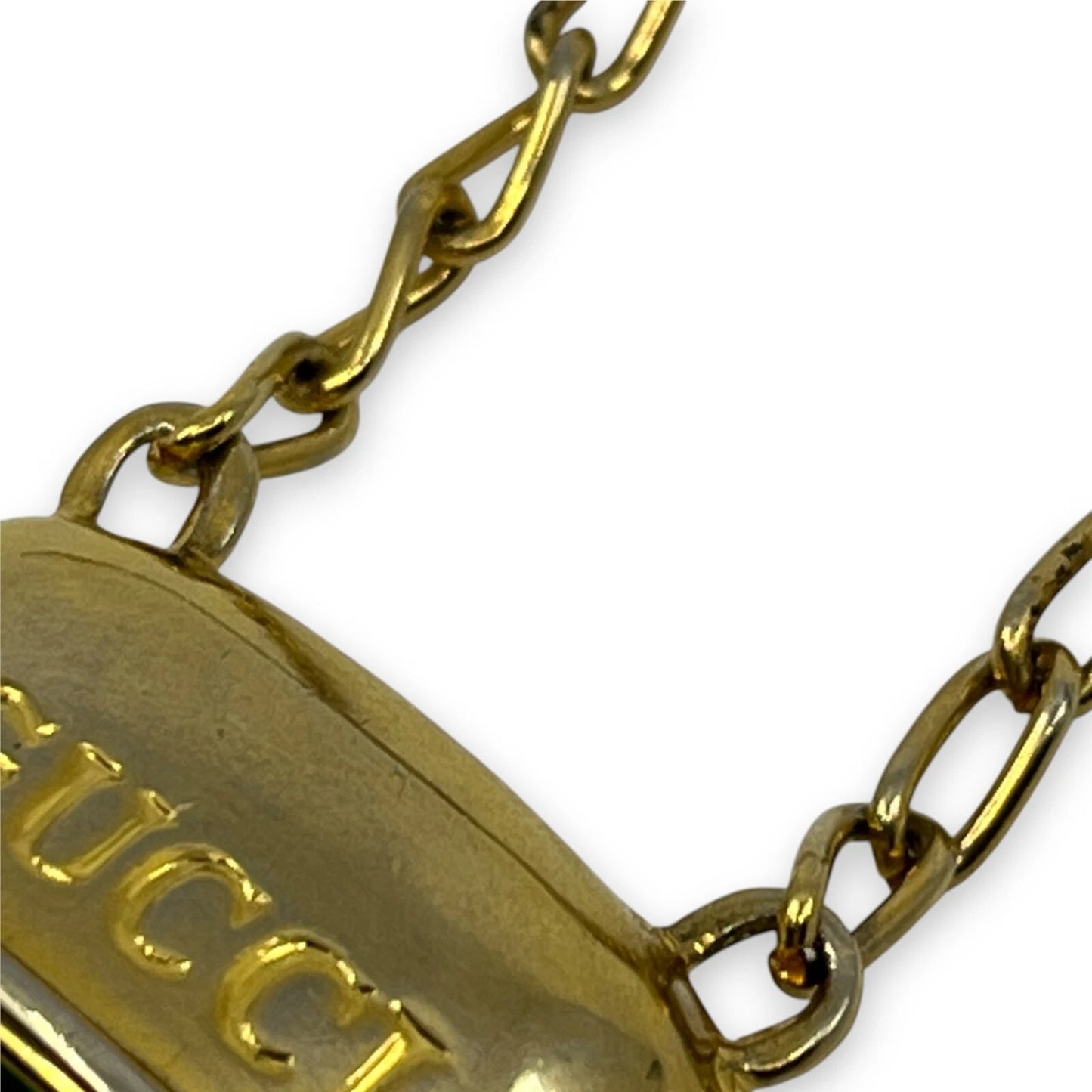 Original/Auth Gucci - Vintage Kette mit Anhänger - Klassisch - 76 cm Kettenlänge