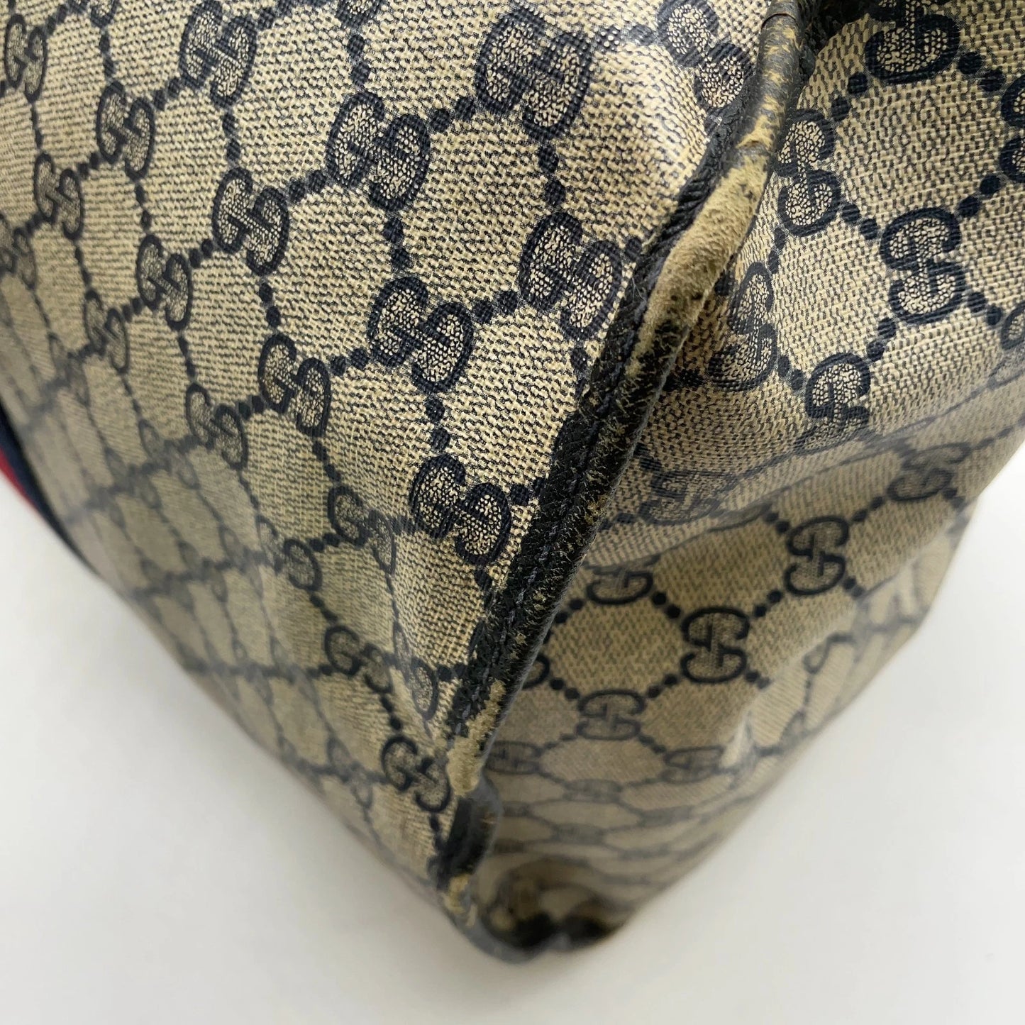 Original/Auth Gucci - Boston Bag 50 - Klassisch - GG Canvas Supreme Sherry Line