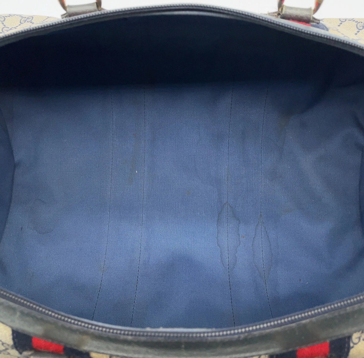 Original/Auth Gucci - Boston Bag 50 - Klassisch - GG Canvas Supreme Sherry Line