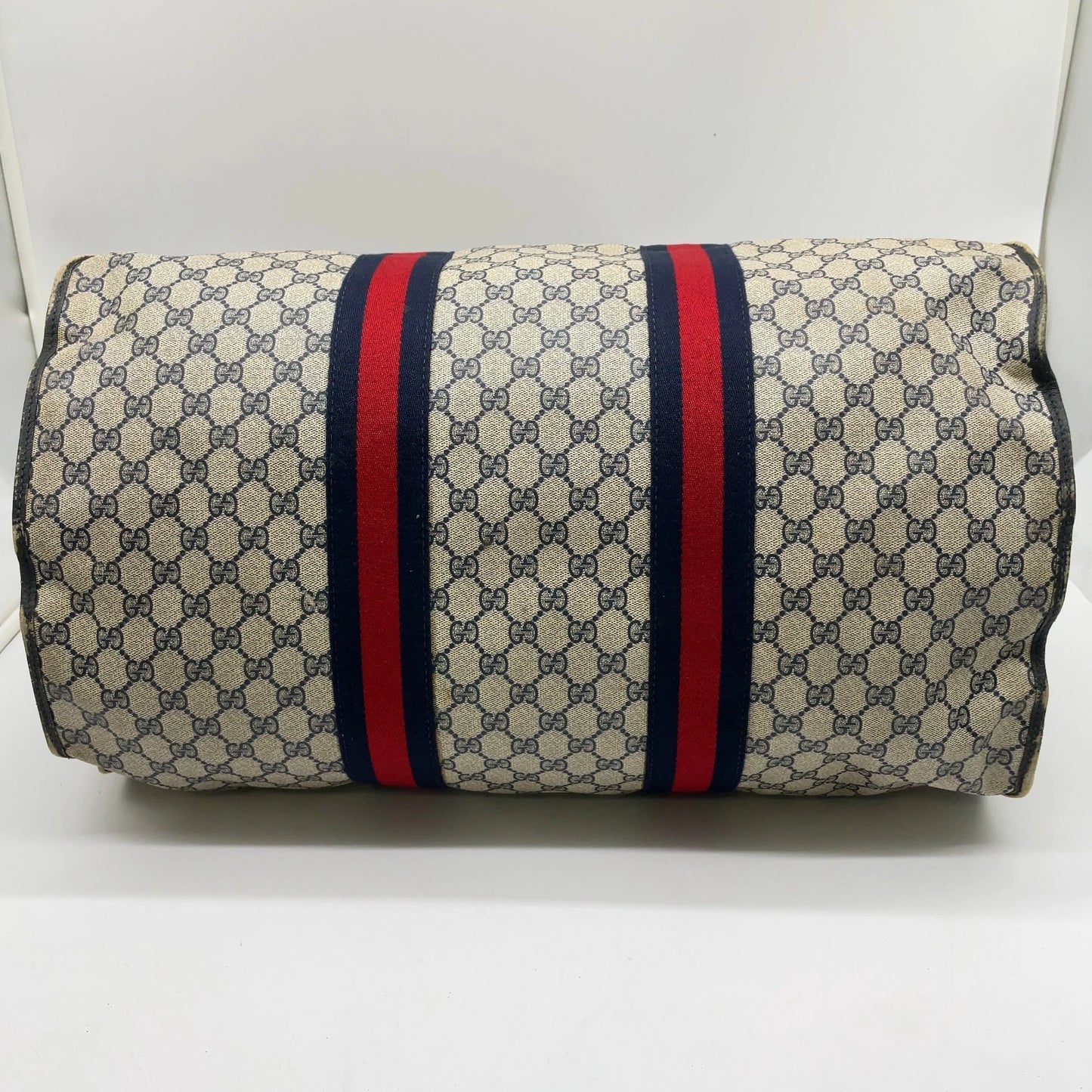 Original/Auth Gucci - Boston Bag 50 - Klassisch - GG Canvas Supreme Sherry Line