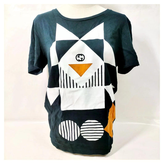 Original/Auth Gucci - T-Shirt mit Print - Schwarz - M