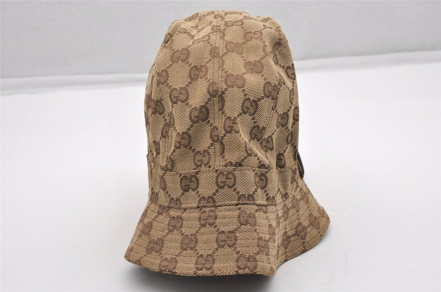 Original/Auth GUCCI - Vintage Hut / Bucket Hat - Canvas - Braun - 55 cm