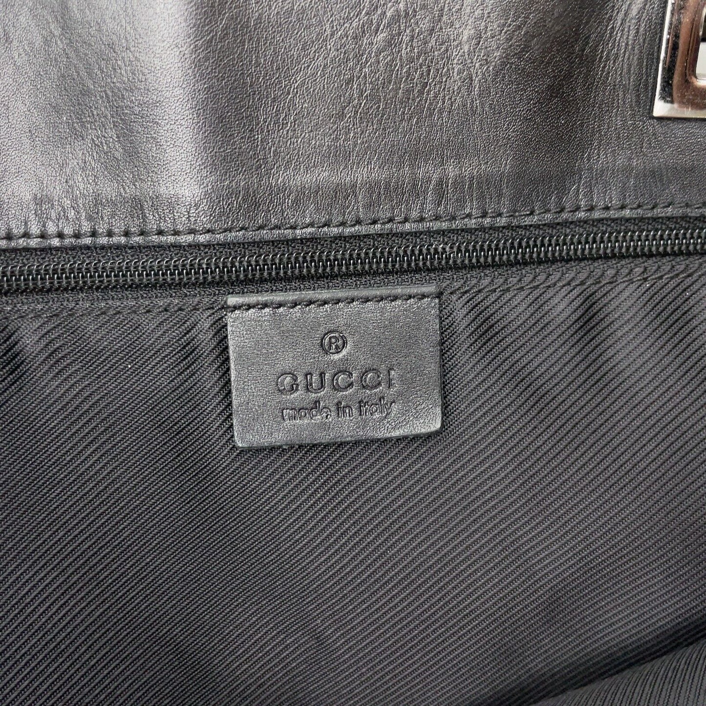 Original/Auth Gucci - Tote Bag Handtasche - Klassisch - GG Canvas mit Leder - Blau
