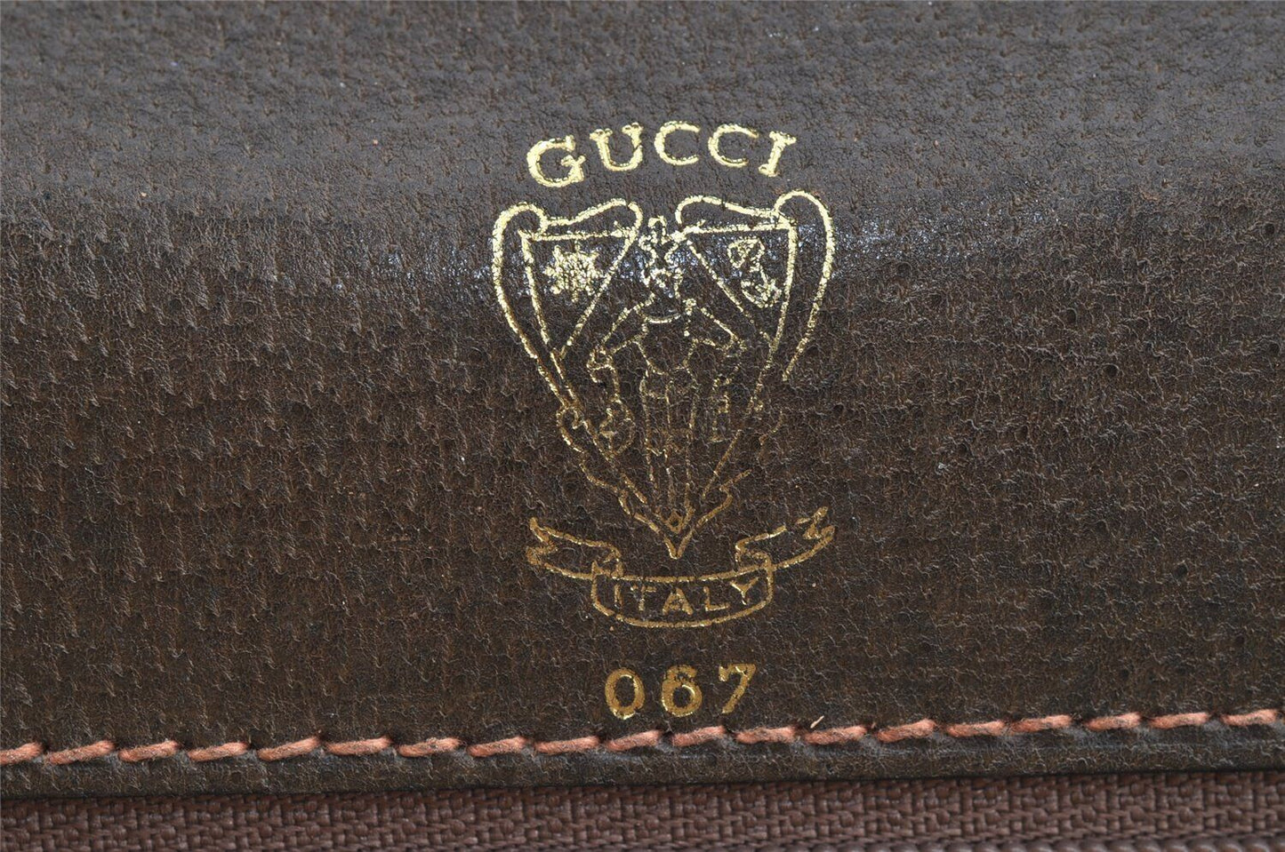 Original/Auth Gucci - Dokumentenetui / Document Case - Klassisch - Leder - Braun