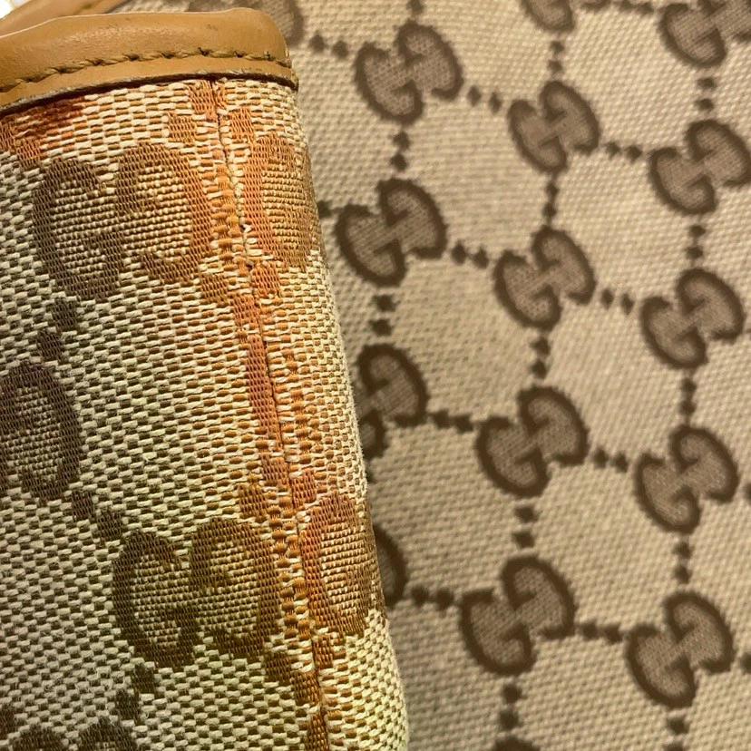 Original/Auth Gucci - Tote Bag Handtasche - Klassisch - GG Canvas Beige