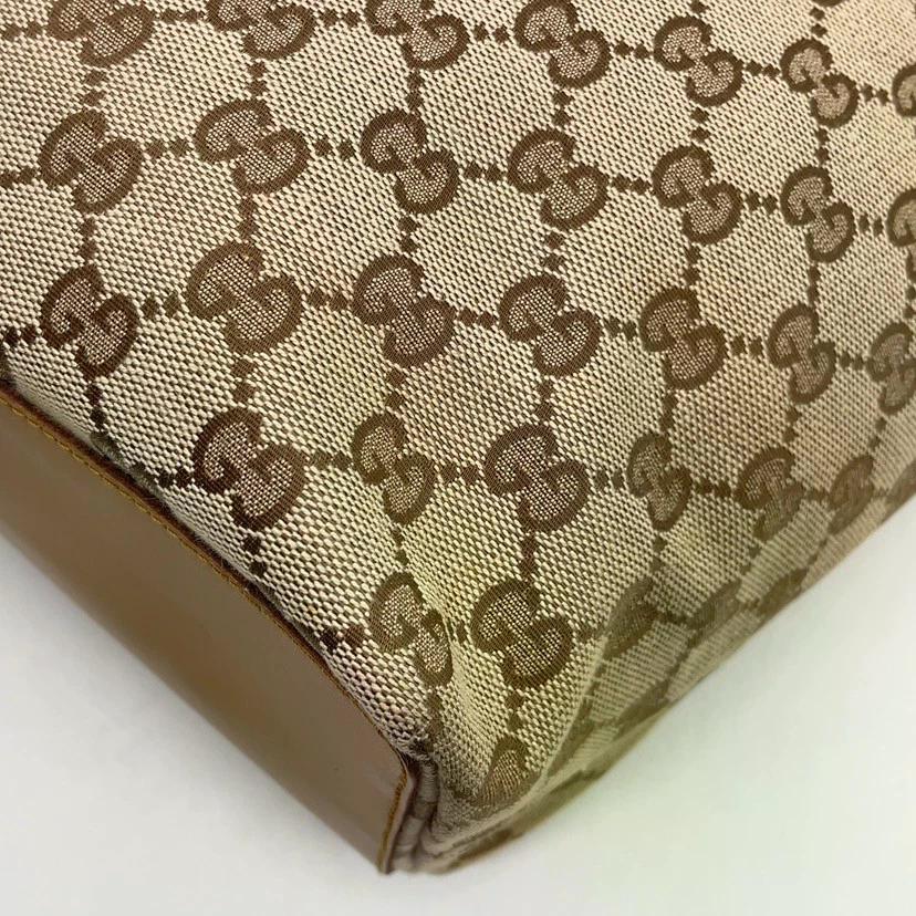 Original/Auth Gucci - Tote Bag Handtasche - Klassisch - GG Canvas Beige
