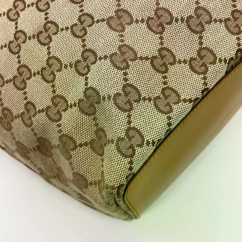 Original/Auth Gucci - Tote Bag Handtasche - Klassisch - GG Canvas Beige
