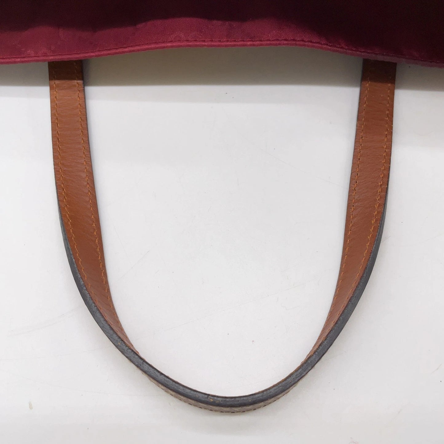 Original/Auth Gucci - Tote Bag Maxi - Klassisch - GG Canvas Rot mit Leder