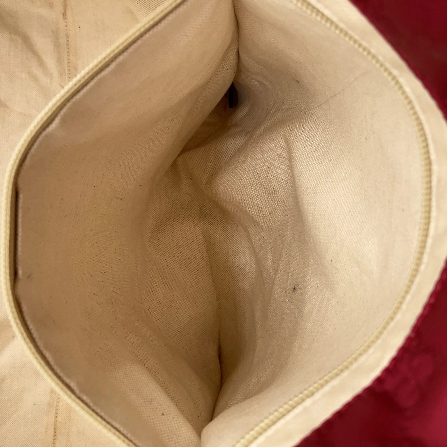 Original/Auth Gucci - Tote Bag Maxi - Klassisch - GG Canvas Rot mit Leder