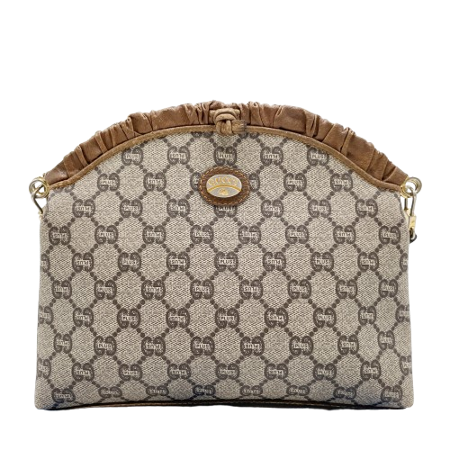 Original/Auth Gucci - Vintage Crossbody - GG Plus Canvas mit Leder