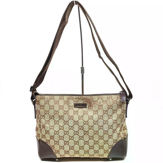 Original/Auth Gucci - Schultertasche - Klassisch - GG Canvas / Leder