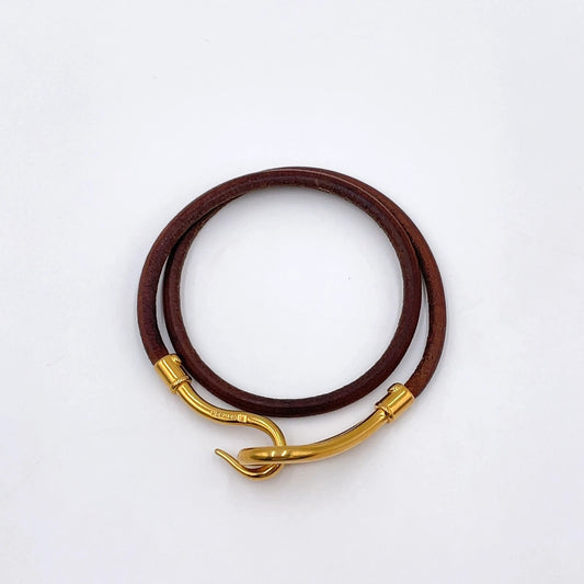 Original/Auth Hermes - Armband Doppel Jumbo H - 38 cm