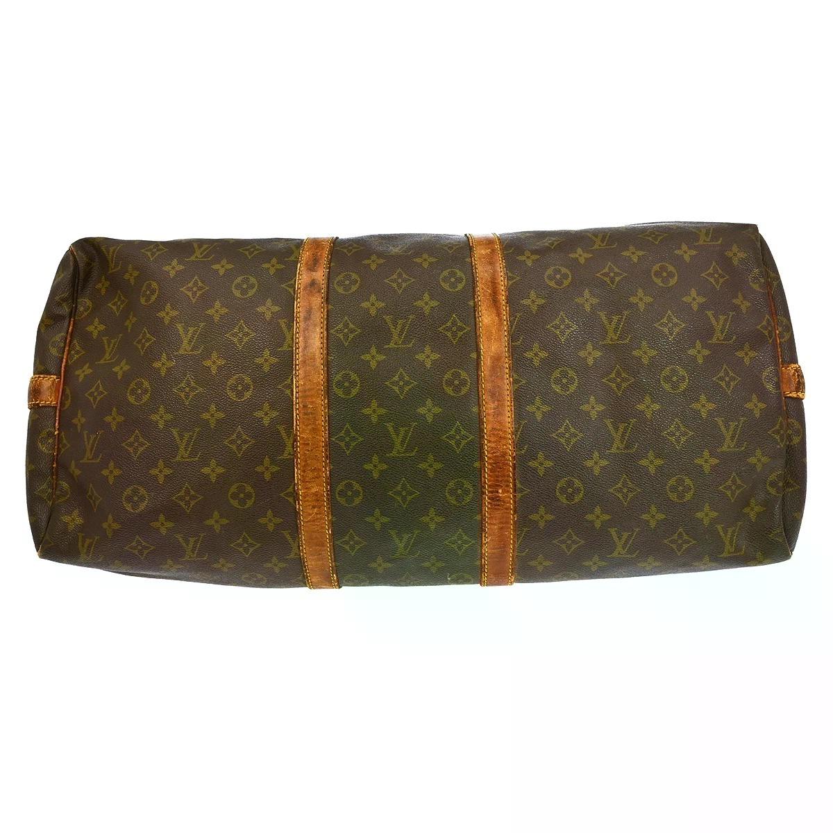 Original/Auth Louis Vuitton - Keepall Bandouliere 55 - Klassisch - Monogramm