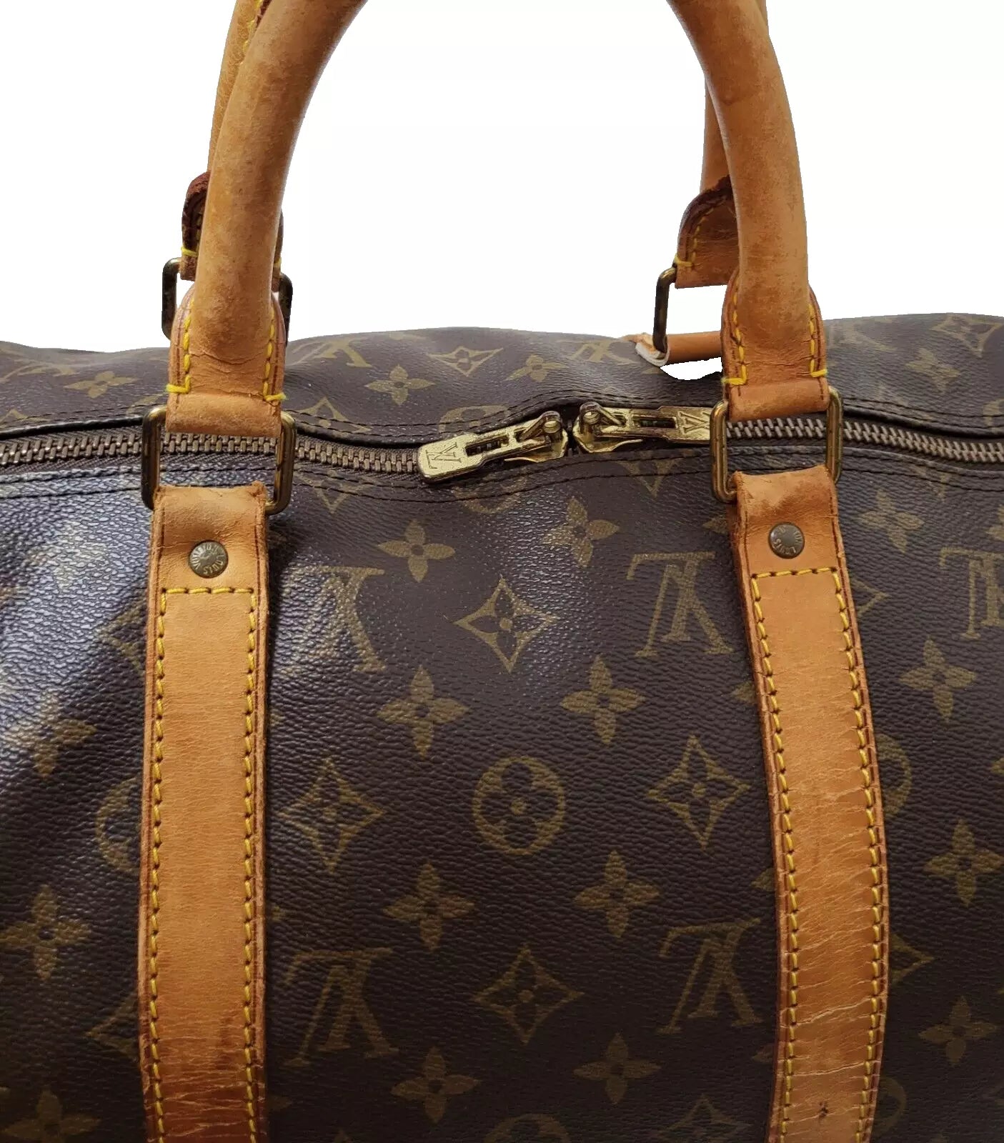 Original/Auth Louis Vuitton - Keepall Bandouliere 50 - Klassisch - Monogramm