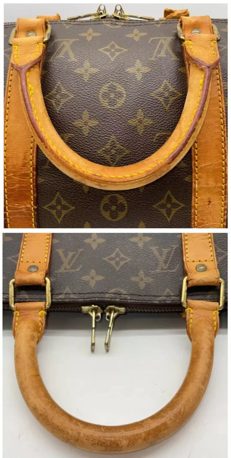 Original/Auth Louis Vuitton - Keepall Bandouliere 50 - Klassisch - Monogramm