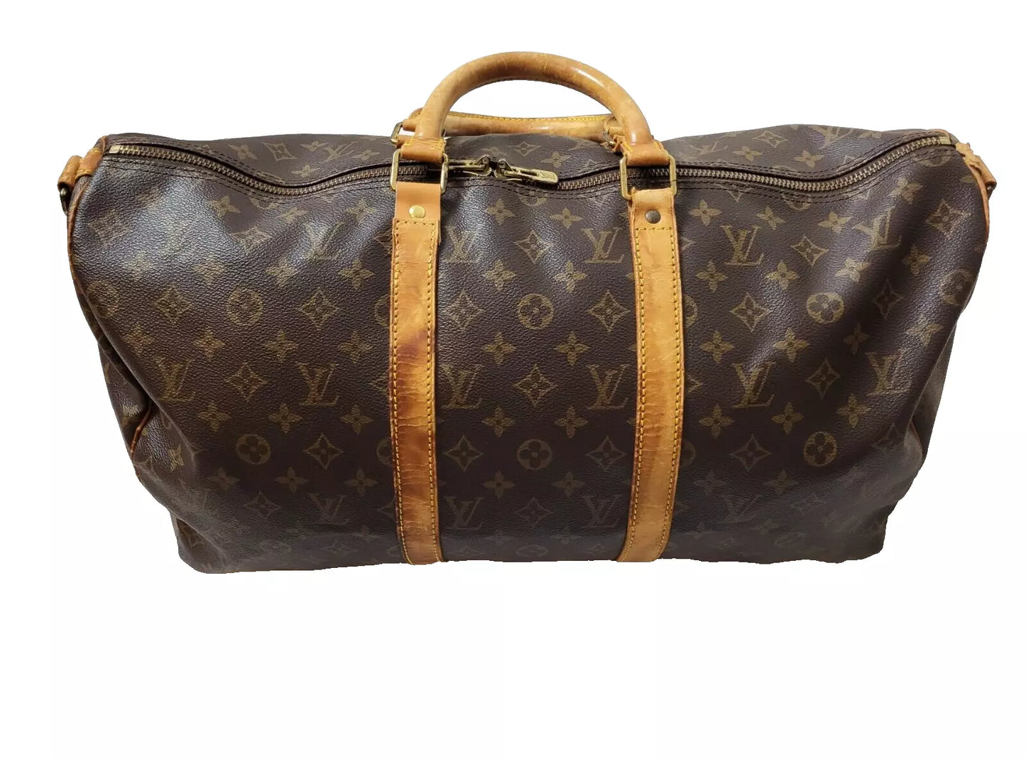 Original/Auth Louis Vuitton - Keepall Bandouliere 50 - Klassisch - Monogramm