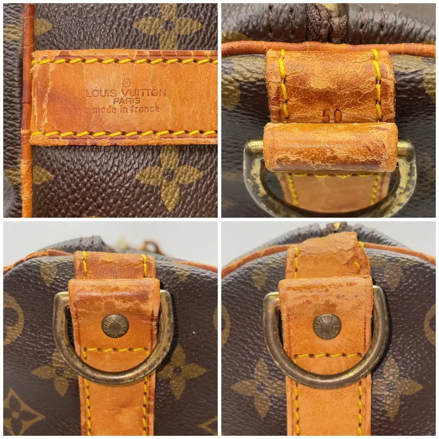 Original/Auth Louis Vuitton - Keepall Bandouliere 50 - Klassisch - Monogramm