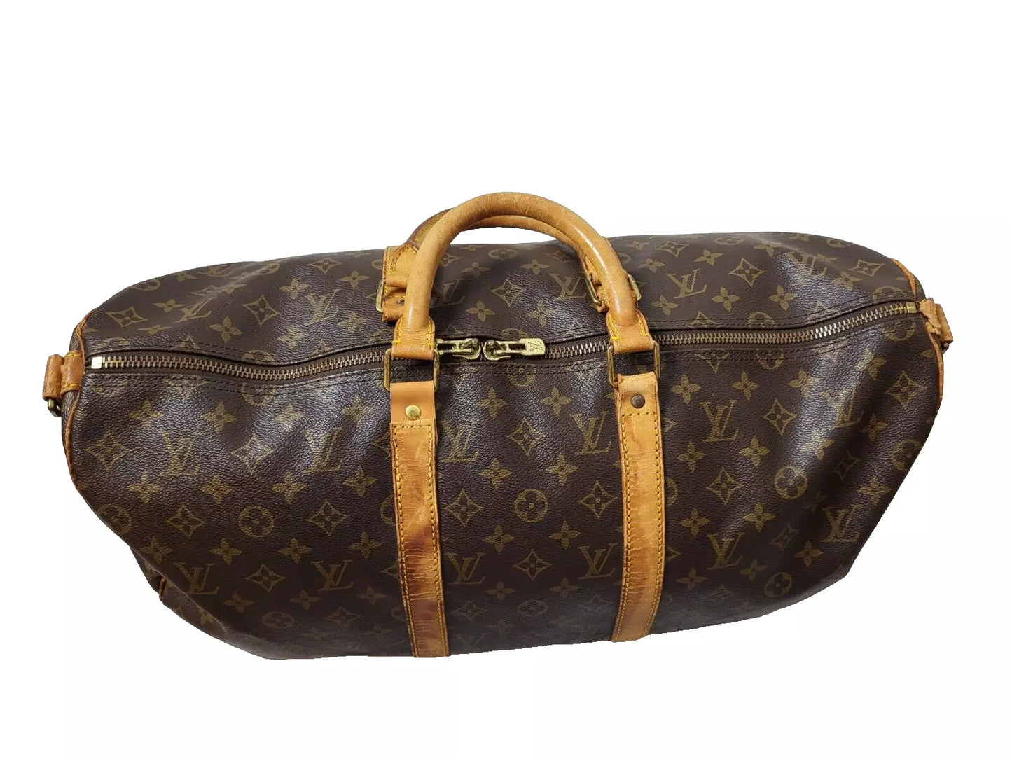 Original/Auth Louis Vuitton - Keepall Bandouliere 50 - Klassisch - Monogramm