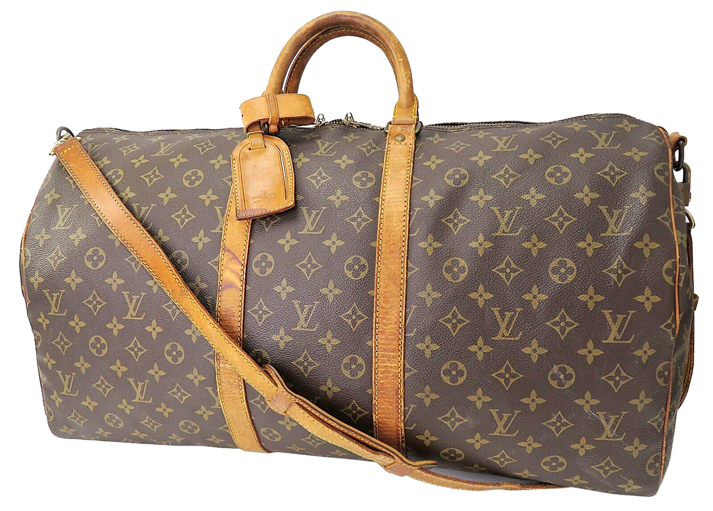 Original/Auth Louis Vuitton - Keepall Bandouliere 55 - Klassisch - Monogramm