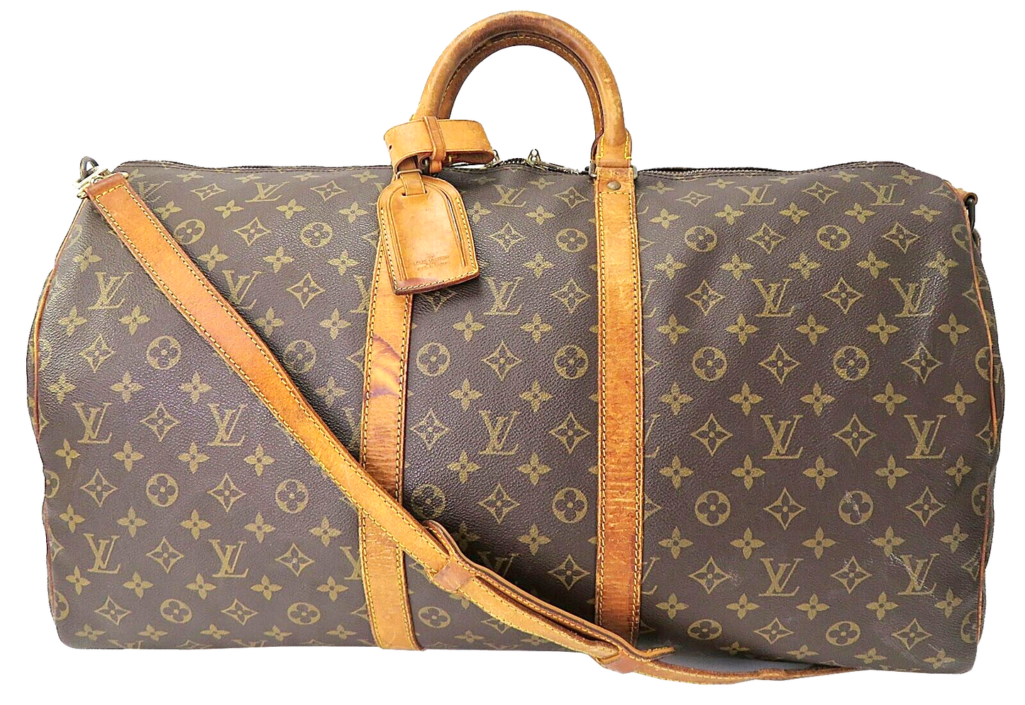 Original/Auth Louis Vuitton - Keepall Bandouliere 55 - Klassisch - Monogramm