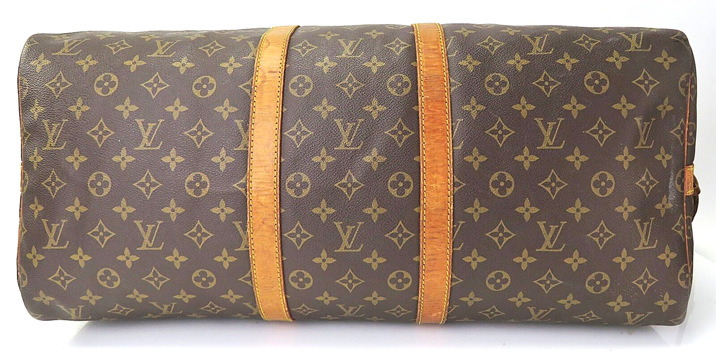 Original/Auth Louis Vuitton - Keepall Bandouliere 55 - Klassisch - Monogramm