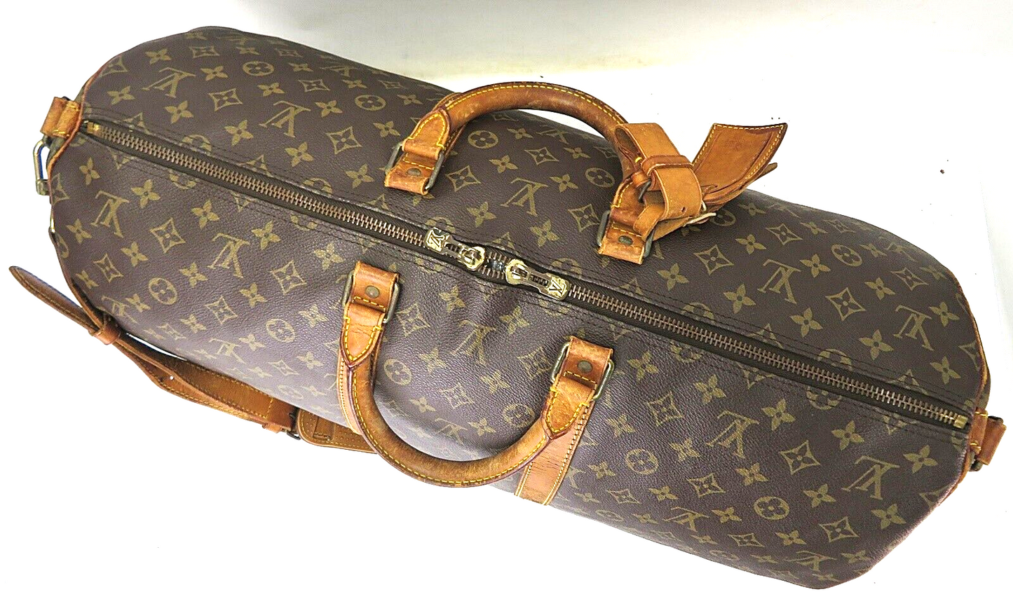 Original/Auth Louis Vuitton - Keepall Bandouliere 55 - Klassisch - Monogramm