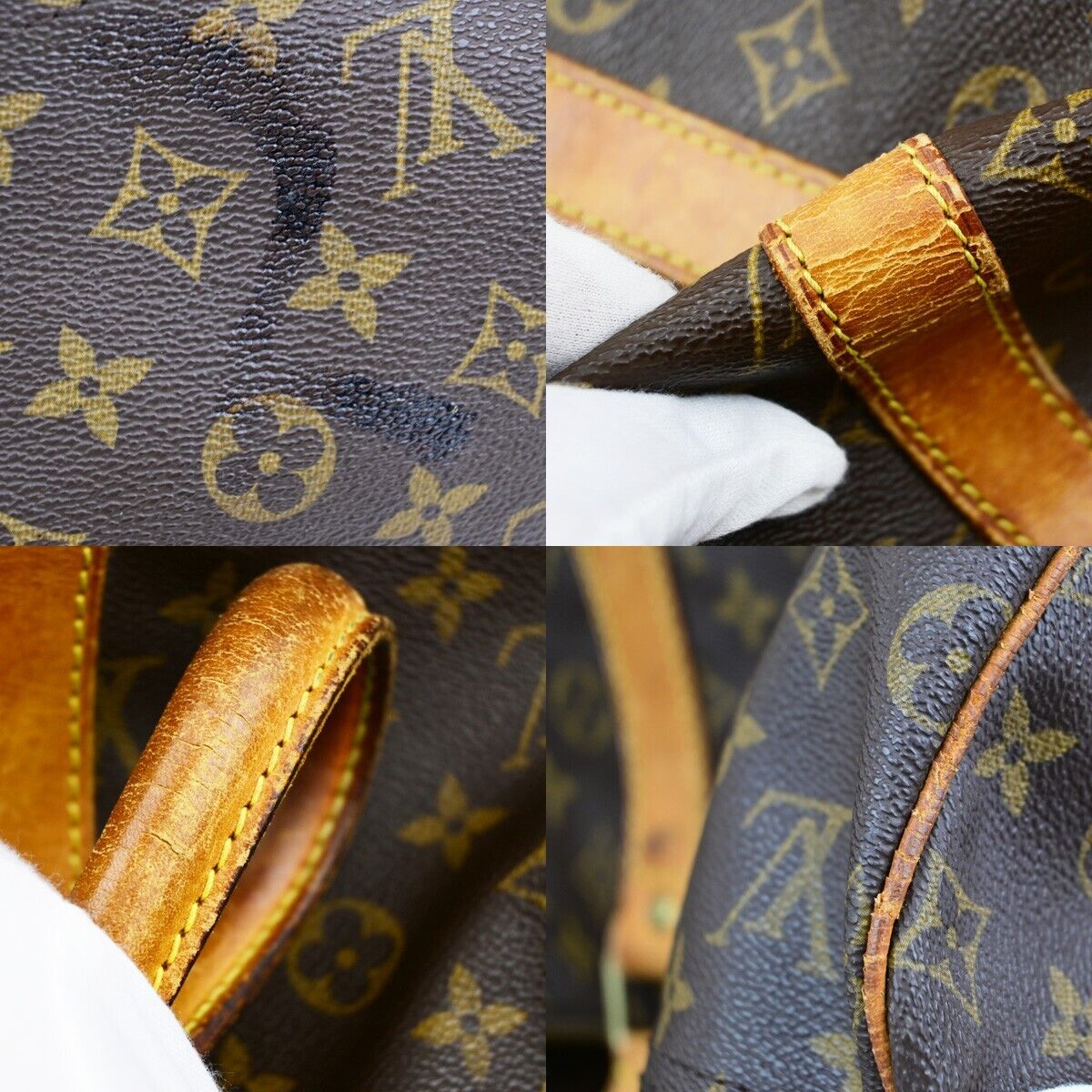 Original/Auth Louis Vuitton - Keepall 55 Boston Tasche - Klassisch - Monogramm