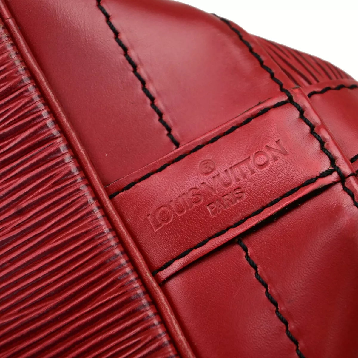 Original/Auth Louis Vuitton - Petit Noe Tasche Vintage - Klassisch - Epi Rot