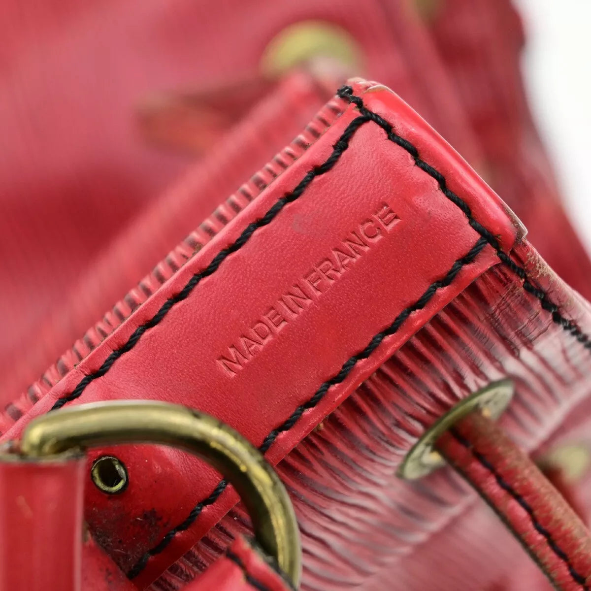 Original/Auth Louis Vuitton - Petit Noe Tasche Vintage - Klassisch - Epi Rot
