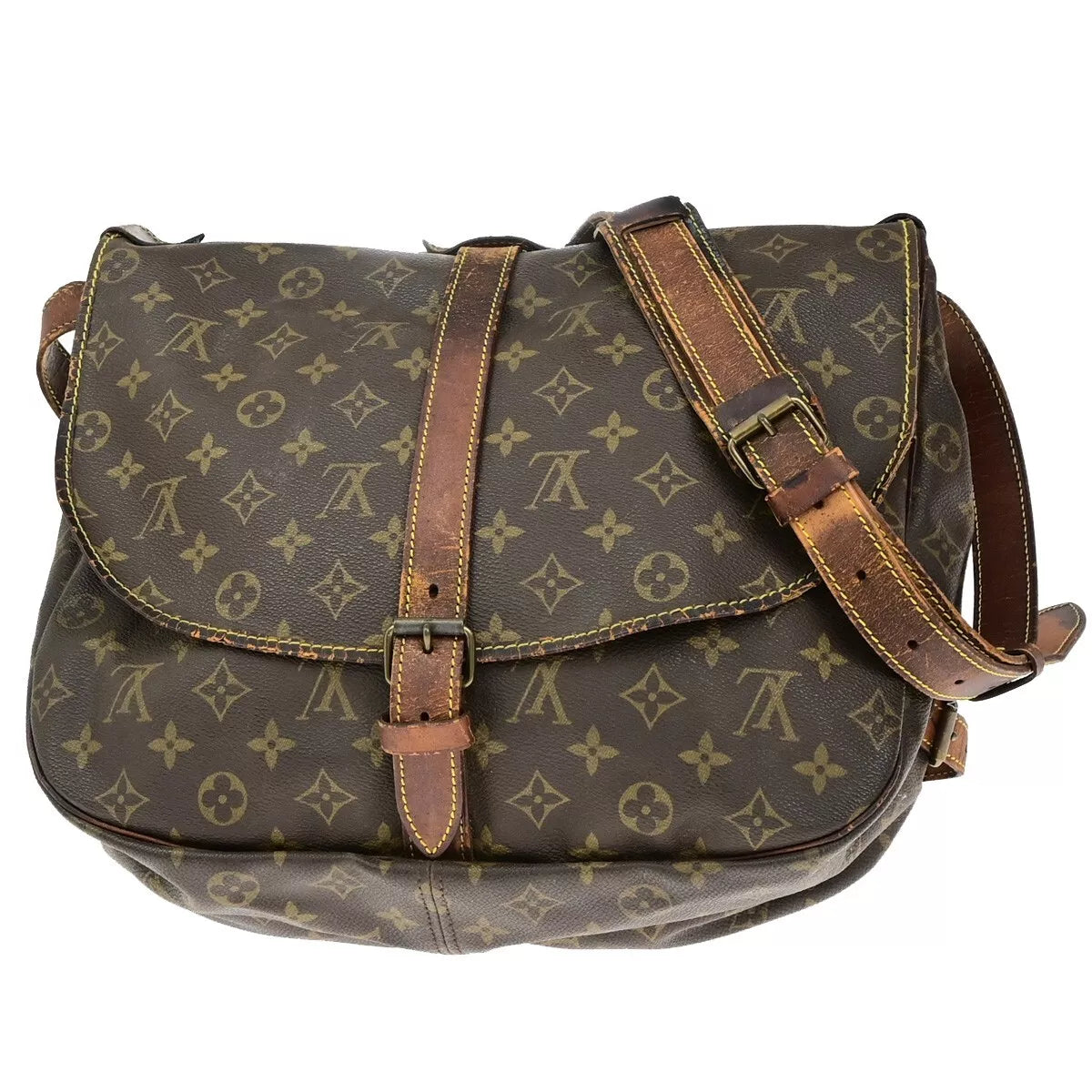 Original/Auth Louis Vuitton - Saumur 35 Tasche Vintage - Klassisch - Monogramm