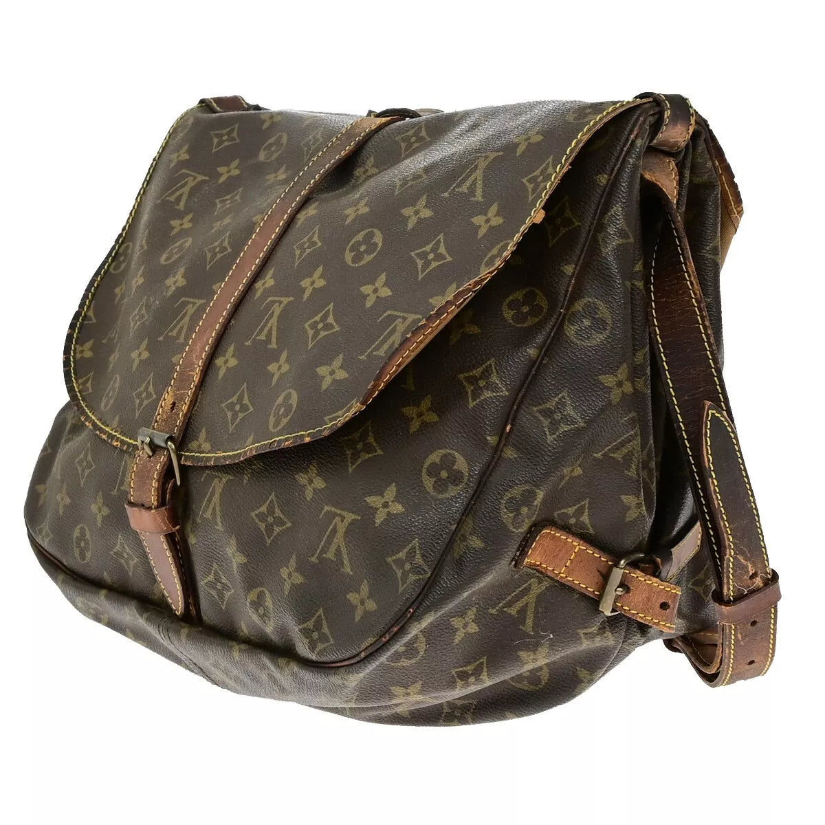 Original/Auth Louis Vuitton - Saumur 35 Tasche Vintage - Klassisch - Monogramm