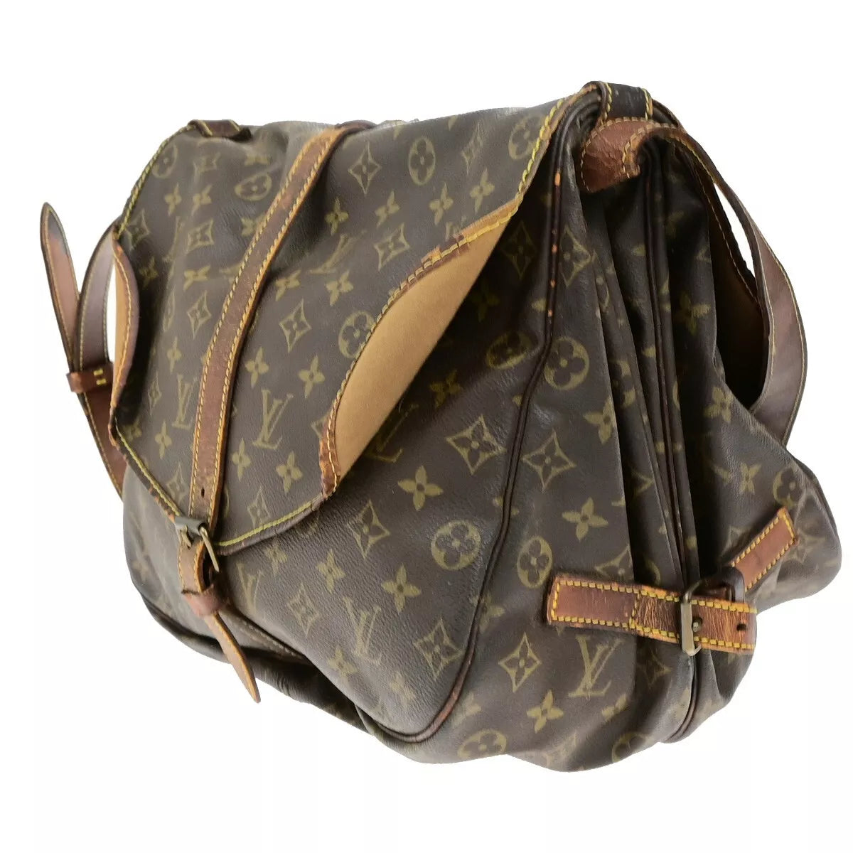 Original/Auth Louis Vuitton - Saumur 35 Tasche Vintage - Klassisch - Monogramm