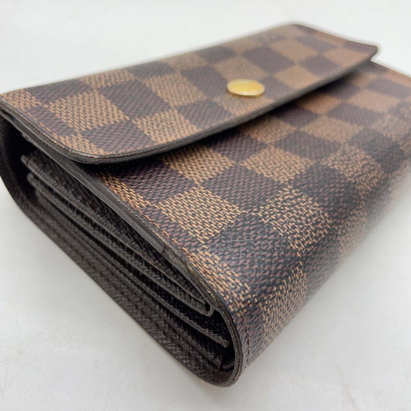 Original/Auth Louis Vuitton - Alexandra Wallet - Klassisch - Damier Ebene - full set