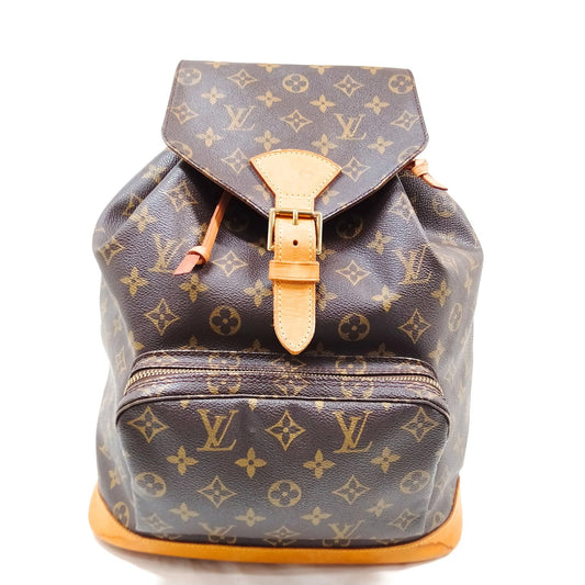 Original/Auth Louis Vuitton - Montsouris GM Rucksack - Klassisch - Monogramm