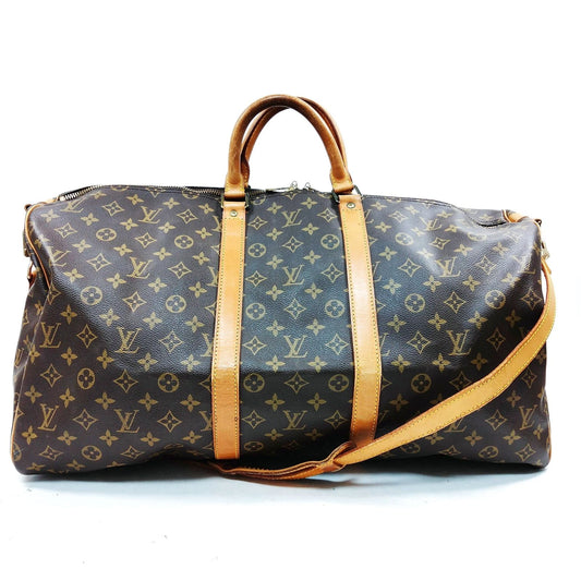 Original/Auth Louis Vuitton - Keepall Bandouliere 55 - Klassisch - Monogramm