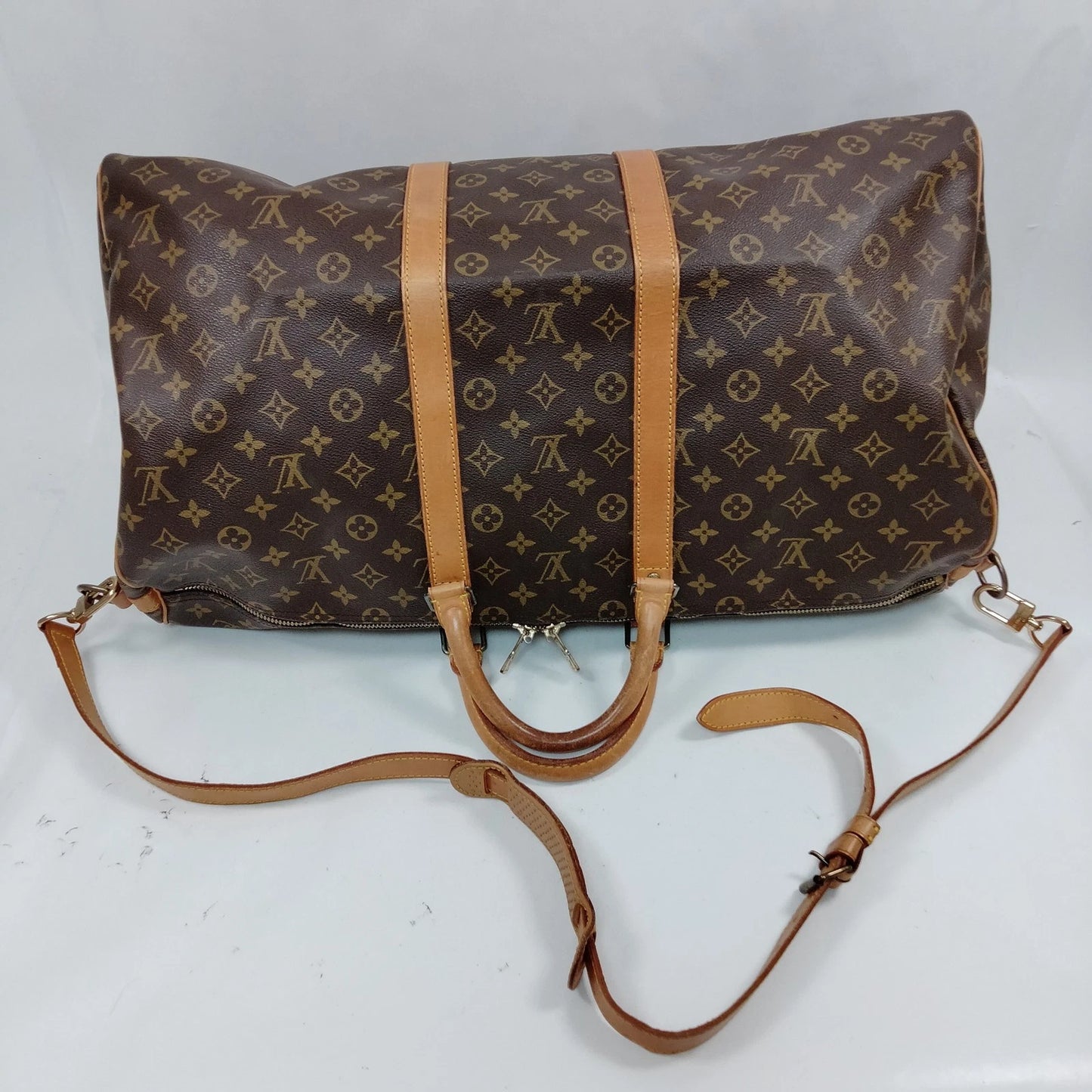 Original/Auth Louis Vuitton - Keepall Bandouliere 55 - Klassisch - Monogramm