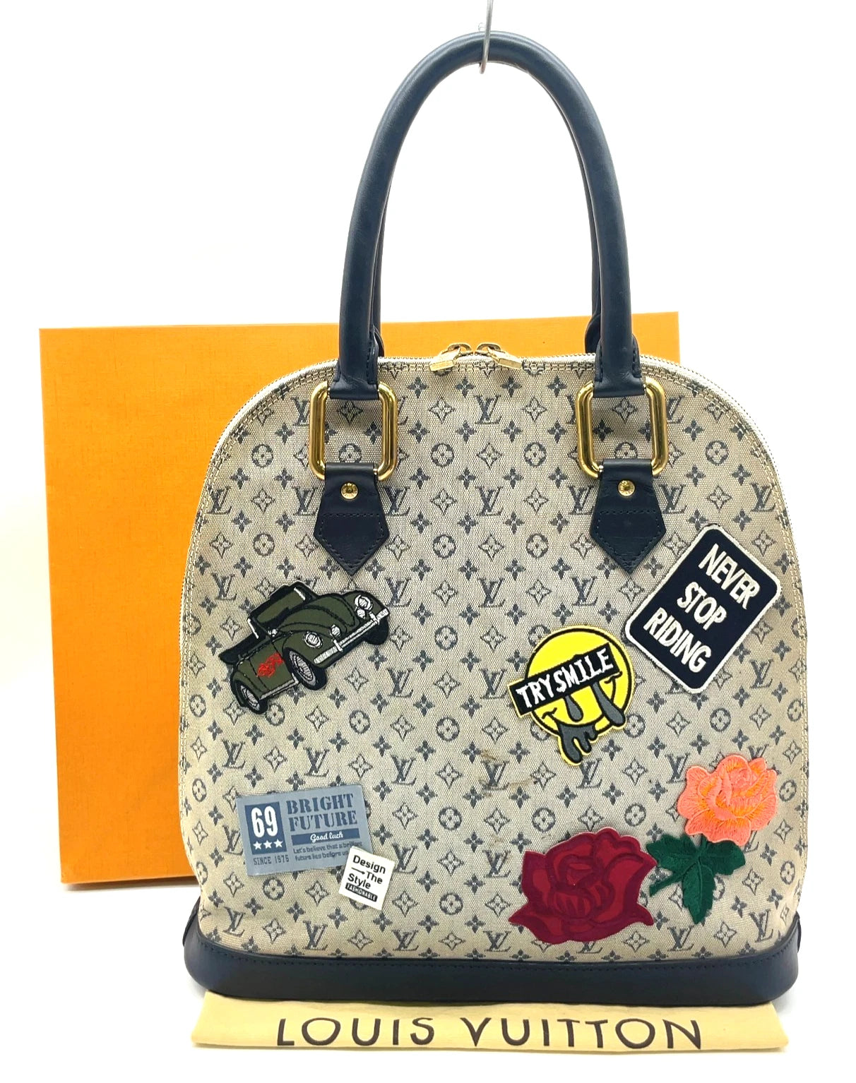 Original/Auth Louis Vuitton - Mini Alma O mit Staubbeutel - Klassisch - Monogramm