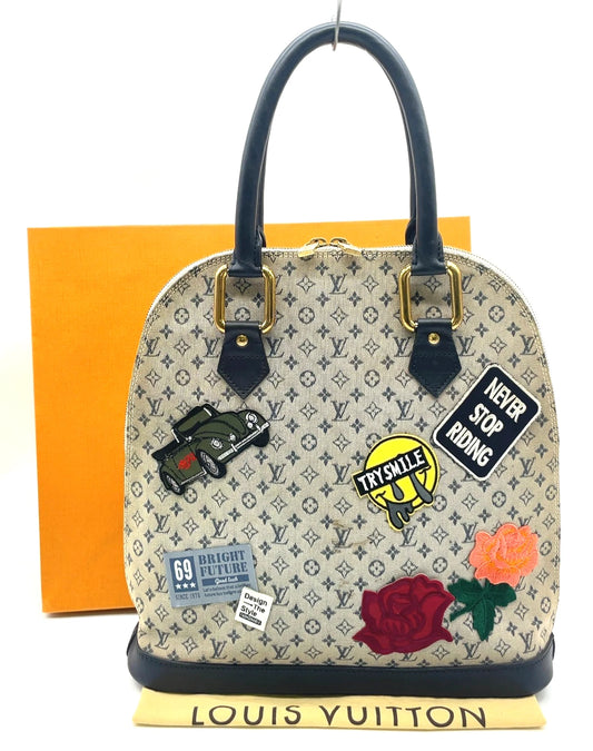 Original/Auth Louis Vuitton - Mini Alma O mit Staubbeutel - Klassisch - Monogramm