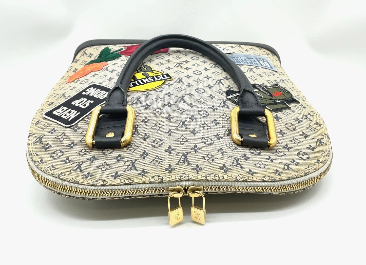 Original/Auth Louis Vuitton - Mini Alma O mit Staubbeutel - Klassisch - Monogramm