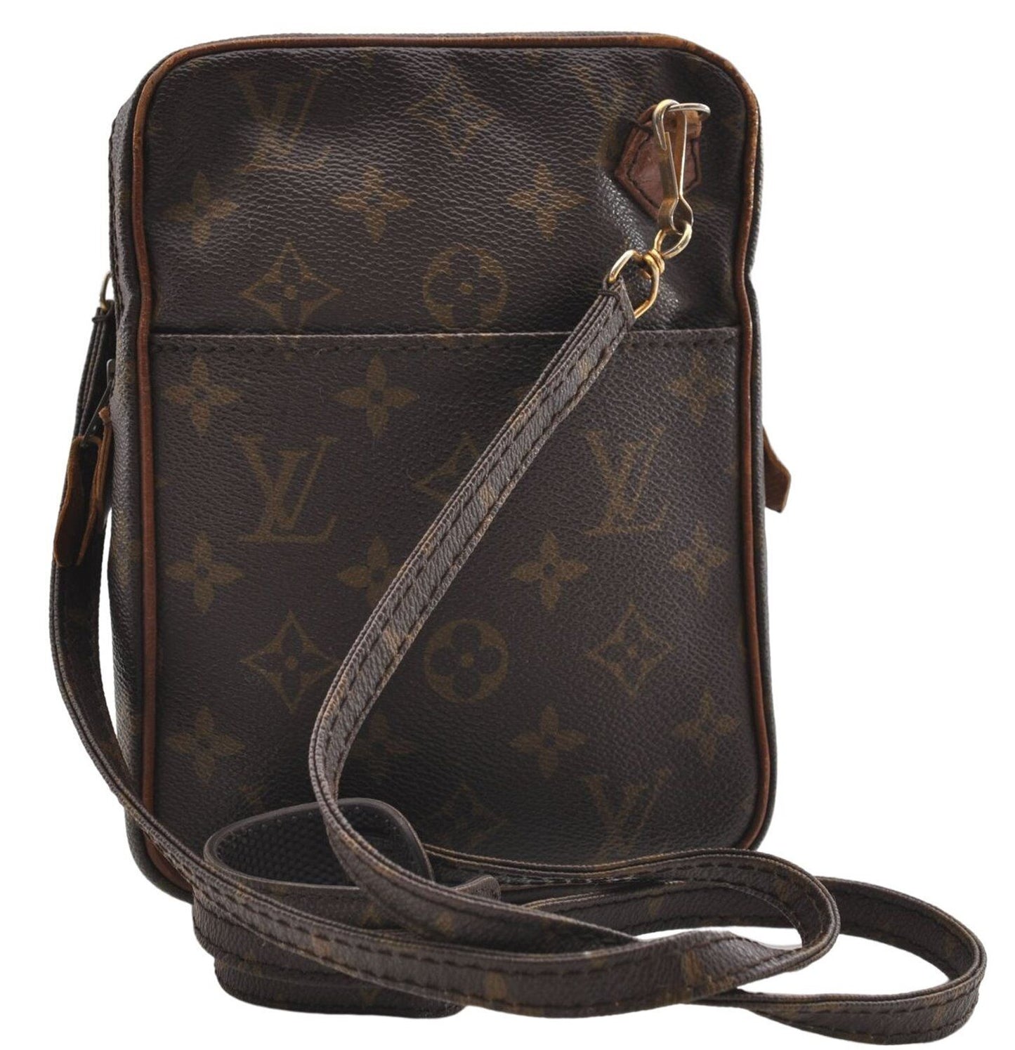 Original/Auth Louis Vuitton - Donau Umhängetasche - Klassisch - Monogramm