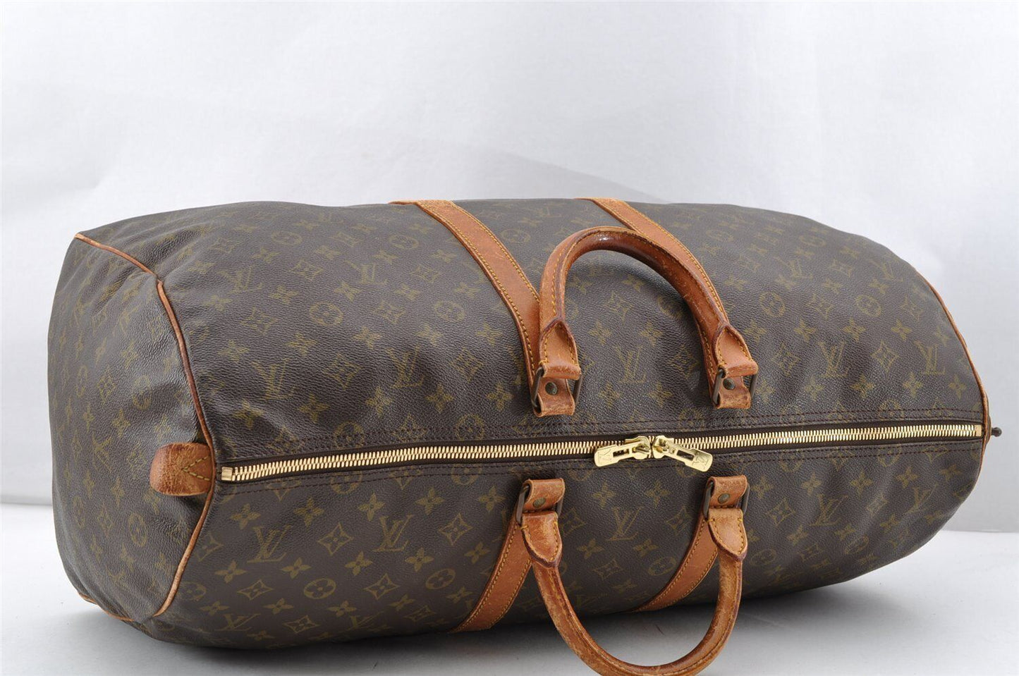 Original/Auth Louis Vuitton - Keepall 55 Tasche - Klassisch - Monogramm