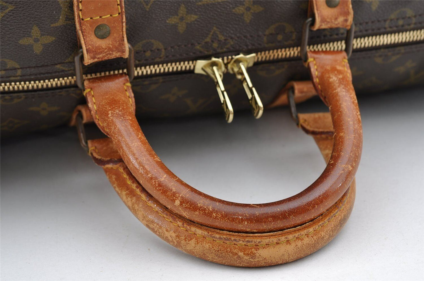 Original/Auth Louis Vuitton - Keepall 55 Tasche - Klassisch - Monogramm