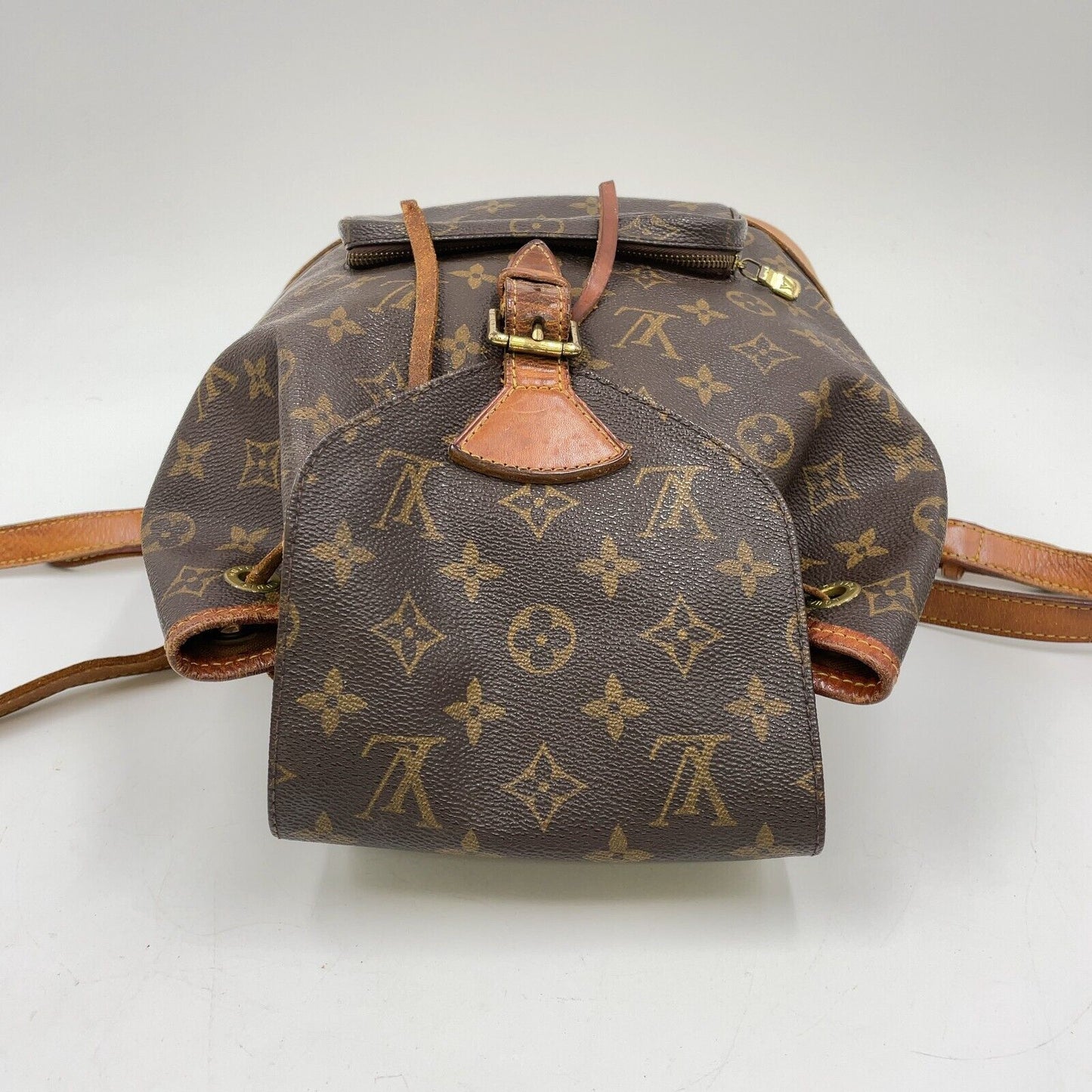 Original/Auth Louis Vuitton - Montsouris MM Rucksack - Klassisch - Monogramm